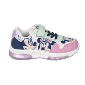   Disney Minnie egér tépőzáras sportcipő gyerekeknek világítós talppal
