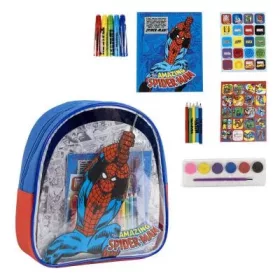 Pókember Spiderman táska színező készlettel 22 cm