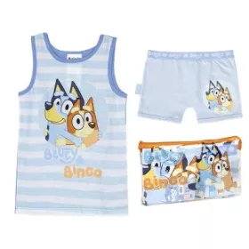 Bluey 100% pamut rövid pizsama gyerekeknek - 2 éves korig