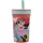 Disney Minnie egér műanyag, szivárgásmentes szilikon szívószálas pohár - 420 ml 