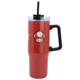   SZIGETELT ROZSDAMENTES ACÉL XL UTAZÓ BÖGRE 940 ML SUPER MARIO