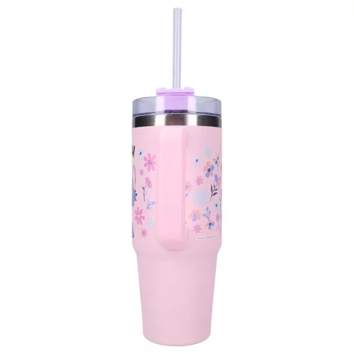Stitch aloha rózsaszín rozsdamentes acél szigetelt thermo kulacs 900ML
