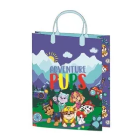   Ajándéktasak 32x27x10cm, laminált műanyag felülettel - Paw Patrol Pink