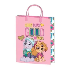   Ajándéktasak 32x27x10cm, laminált műanyag felülettel - Paw Patrol Blue