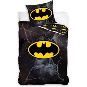 BATMAN ágyneműhuzat-szett 100% pamut 140x200 + 65x65 cm