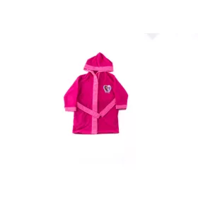   Gyerek köntös - Mikroszálas kapucnis - Jégvarázs - 122-128 - pink