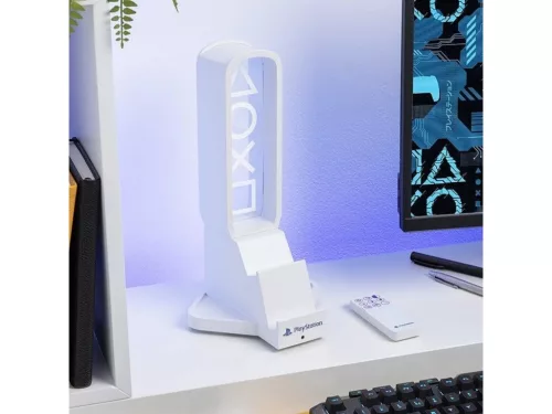 PlayStation asztali fejhallgató‑ és tartóállvány LED világítással