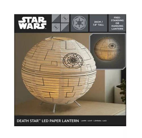Star Wars Halálcsillag LED papírlámpás 20 cm Death Star