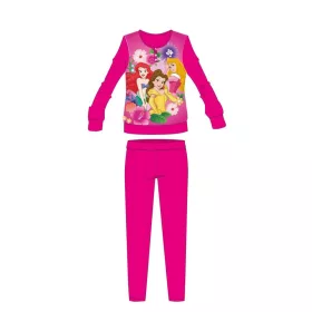   Disney Hercegnők téli vastag gyerek pizsama - pamut flanel pizsama - pink - 98