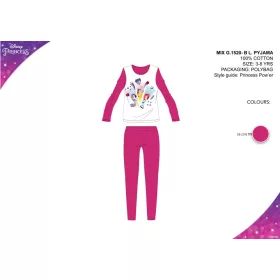 Disney Hercegnők gyerek jersey pizsama - pink - 98