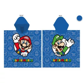 Super Mario 55x110 cm gyorsan száradó poncsó