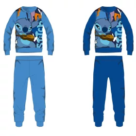   Disney Stitch pamut flanel gyerek pizsama - világoskék - 110