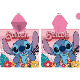   Disney Stitch OHANA Means Family törölköző poncsó 50x100 cm (Fast Dry)