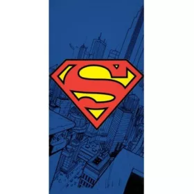   Superman gyerek strandtörölköző - 100% pamut - 70x140 cm - sötétkék