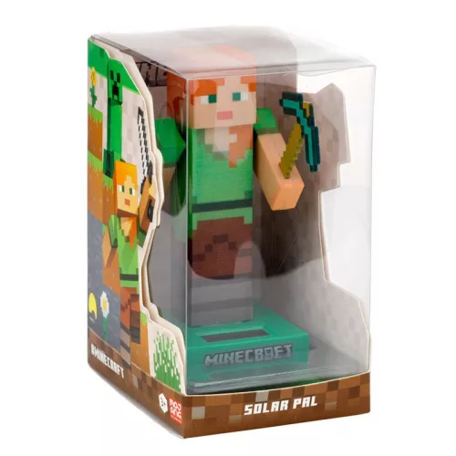Minecraft Alex figura - napelemes örökmozgó