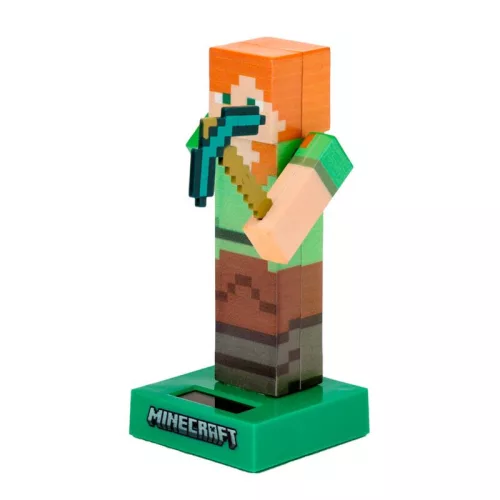 Minecraft Alex figura - napelemes örökmozgó