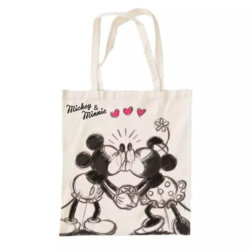 Disney Minnie Mickey Kis vászontáska, bevásárlótáska 44 cm
