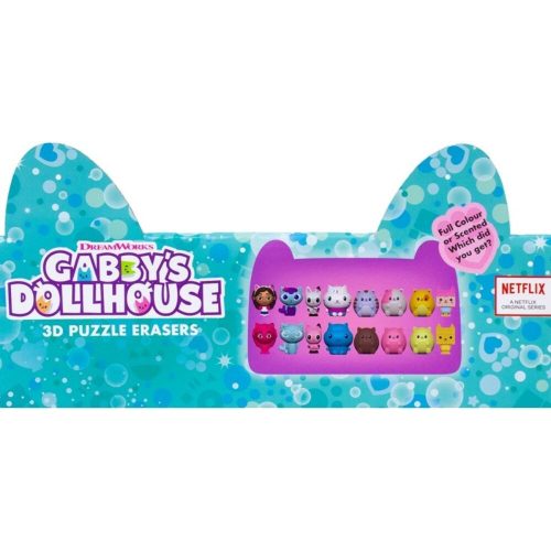 Gabby babaháza - Illatos 3D kirakós radír szett