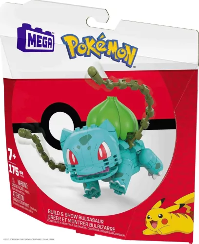 MEGA Pokémon Build and Show Bulbasaur építőjáték 13 cm