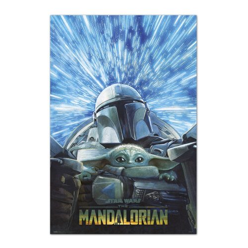 Star Wars Mandalorian poszter - nagy méret  - mint a mozikban