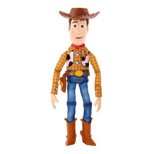 Woody figura 30 cm - Toy Story eredeti kiadás - hátánál húzva beszél mint a mesében