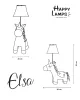 Elsa egyszarvú asztali lámpa 51 cm Happy Lamps limitált kiadás