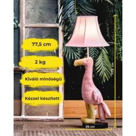   Mingo flamingó asztali lámpa 77,5 cm Happy Lamps limitált kiadás