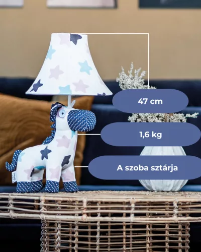 Finn ló asztali lámpa 47 cm Happy Lamps limitált kiadás
