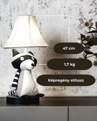Ben mosómedve asztali lámpa 47 cm Happy Lamps limitált kiadás