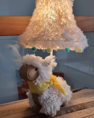Alma alpaka asztali lámpa 48 cm Happy Lamps limitált kiadás