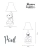 Paul jegesmedve asztali lámpa 47 cm Happy Lamps limitált kiadás