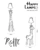 Raffi zsiráf állólámpa 126 cm Happy Lamps limitált kiadás