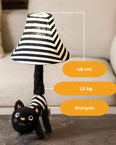 Baby Luna macska állólámpa 48 cm Happy Lamps limitált kiadás