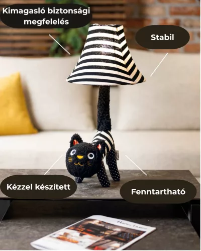 Baby Luna macska állólámpa 48 cm Happy Lamps limitált kiadás