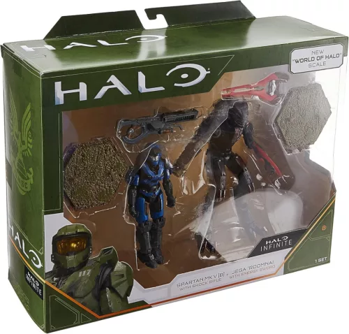 Halo Infinite World of Halo Spartan MK V B és Jega Rdomnai figura szett