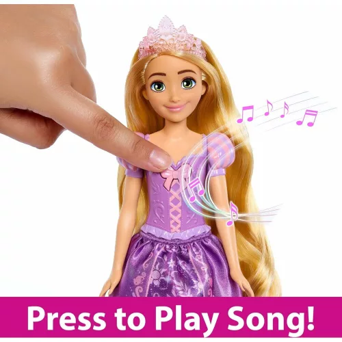 Hercegnő éneklő Rapunzel baba