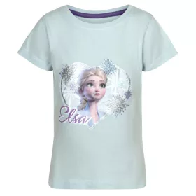   Disney Jégvarázs Elsa gyerek rövid póló, felső 3 - 4 év / 98 - 104 cm