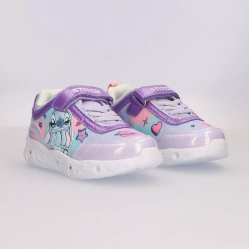 Disney Lilo és Stitch, A csillagkutya Cute Star LED villogó, világító utcai cipő 28