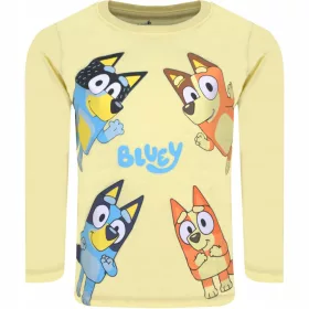   Bluey Let's Do Yellow gyerek hosszú póló, felső 6 év / 116 cm