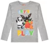 Bing Play Grey gyerek hosszú ujjú póló 6 év / 116 cm