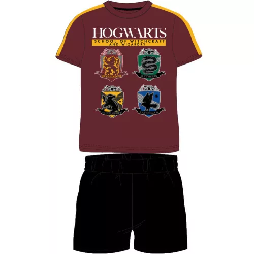Harry Potter Witchcraft Red gyerek rövid pizsama 110 cm