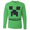 Minecraft Creeper Green gyerek hosszú ujjú póló, felső 10 év / 140 cm