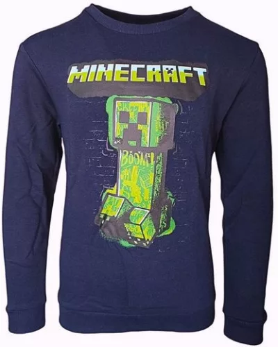 Minecraft Green Menace gyerek pulóver 6 év / 116 cm