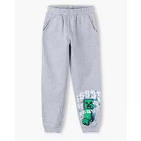   Minecraft Grey gyerek hosszú nadrág, jogging alsó 10 év /140 cm
