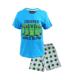 Minecraft Alpha gyerek rövid pizsama 6 év / 116 cm
