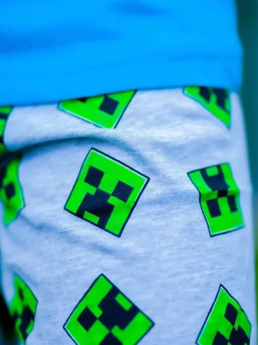 Minecraft Alpha gyerek rövid pizsama 6 év / 116 cm