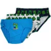Minecraft Creeper gyerek fehérnemű, alsó 3 darab/csomag 10 év / 140 cm