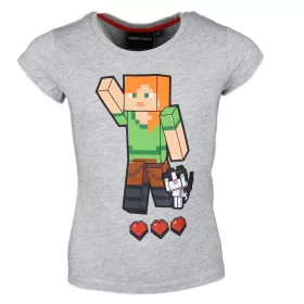 Minecraft Grey gyerek rövid póló, felső 4 év / 104 cm