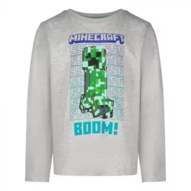   Minecraft Boom gyerek hosszú ujjú póló, felső 8 év / 128 cm
