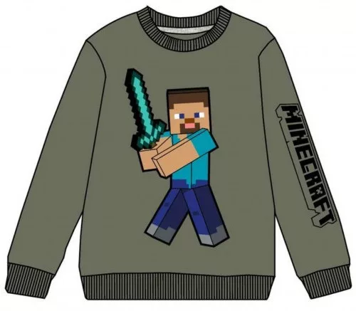 Minecraft Pixel Sword gyerek pulóver 6 év / 116 cm